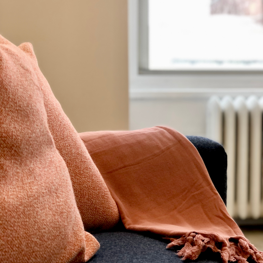 Oversize Turkish Towel - Cinnamon