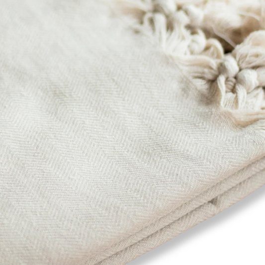 Oversize Turkish Towel - Oat Milk