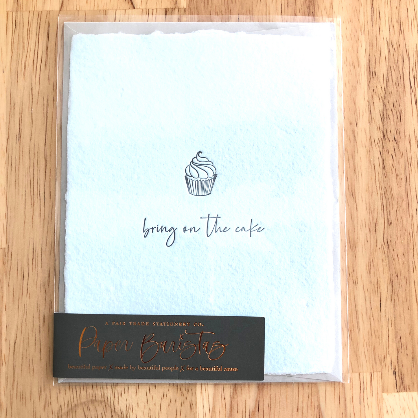 Handmade Birthday Card- "Bring on the cake" - Friend Birthday