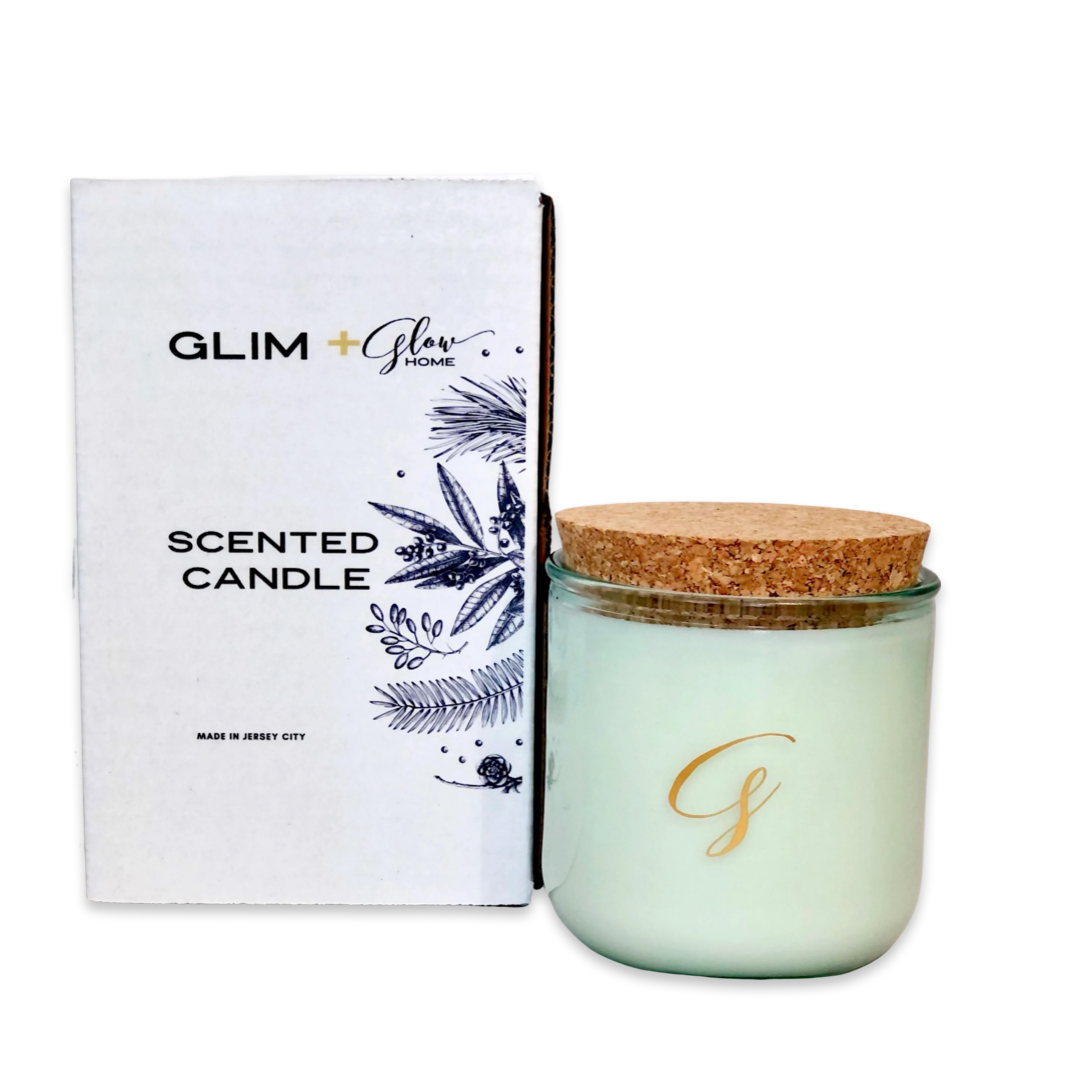 Pure Cotton Blossom + Violet Scented Candle